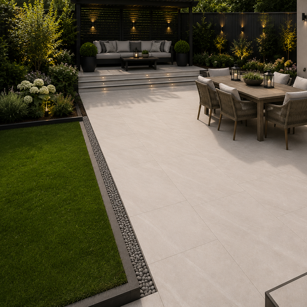 Acmite Beige Porcelain Paving Slab 900x600 20mm