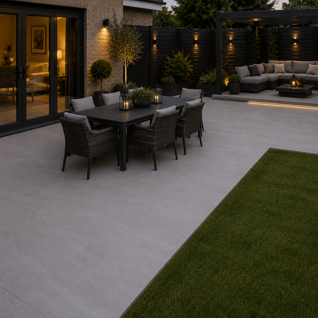 Acmite Grey Porcelain Paving Slab 900x600 20mm