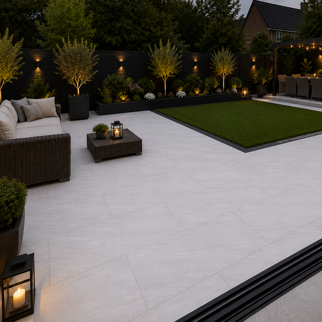 Acmite Ice White Paving Slab 900x600 20mm