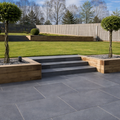 Black Limestone 900x600 Paving Slab 22mm