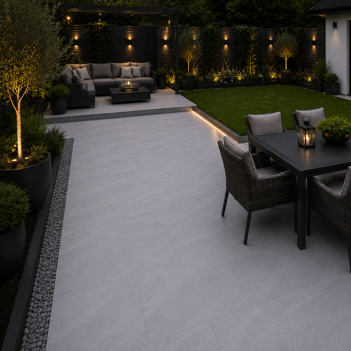 Acmite Grey Porcelain Paving Slab 900x600 20mm
