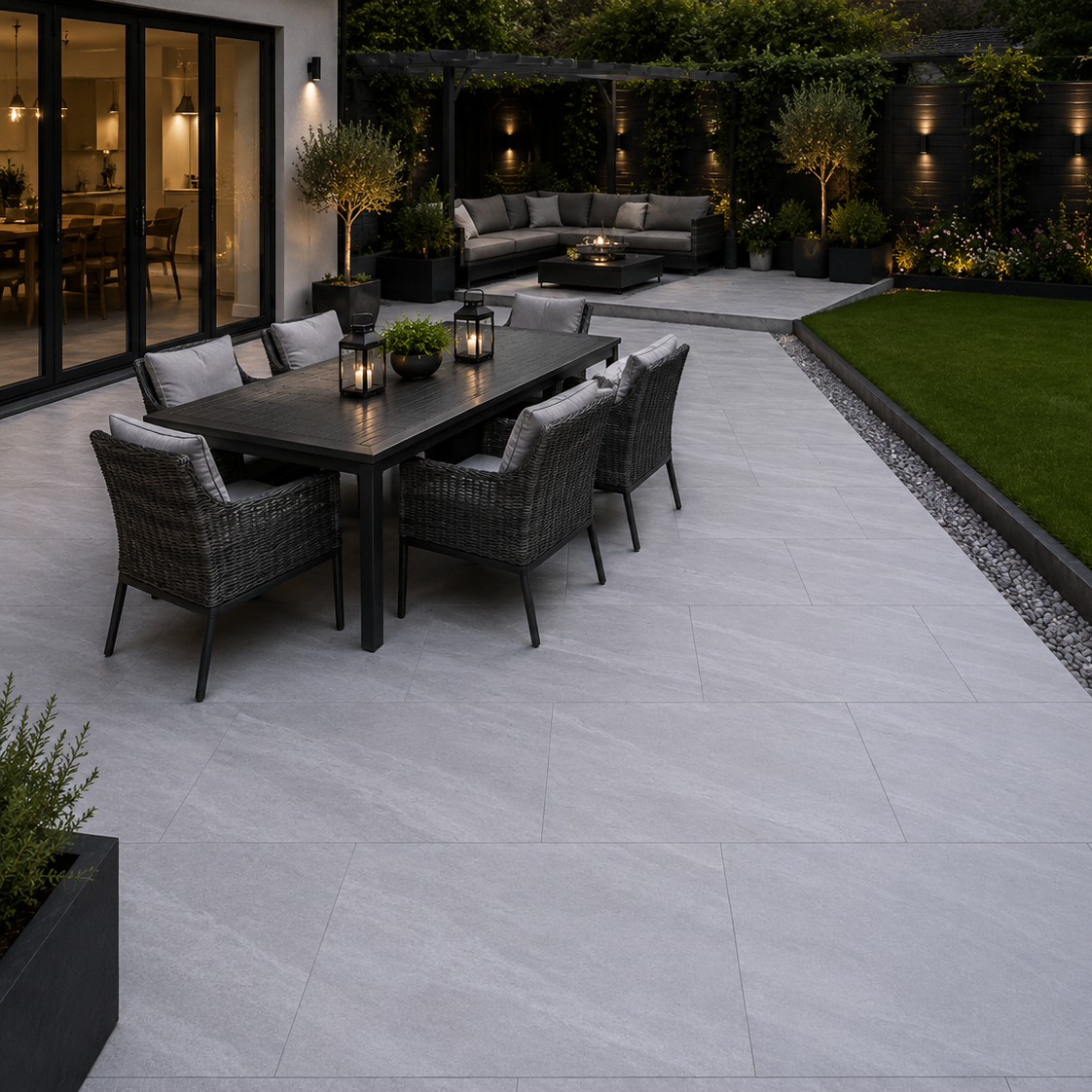 Acmite Grey Porcelain Paving Slab 900x600 20mm