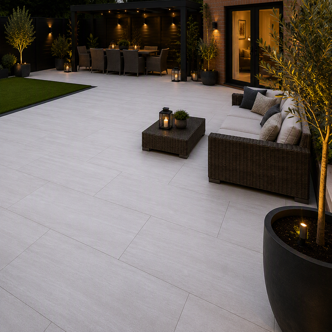 Acmite Ice White Paving Slab 900x600 20mm