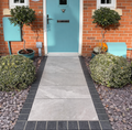 Anthracite Black Porcelain Cobbles 200x100 20mm