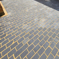 Black Limestone Cobble Setts 200x100 40-60mm