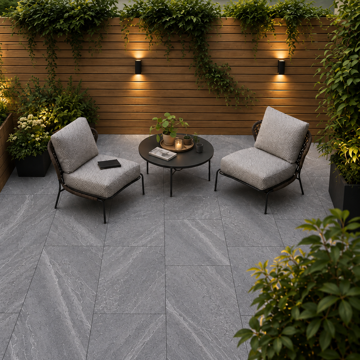 Crossover Grey Porcelain Paving Slab 900x600 – 20mm