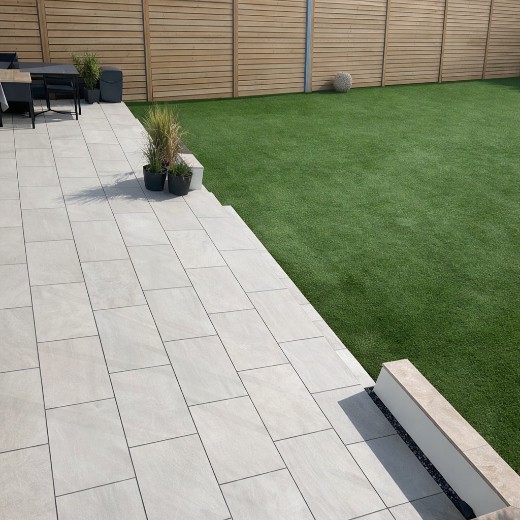 Everest Pearl Porcelain Paving Slab 900x600 20mm