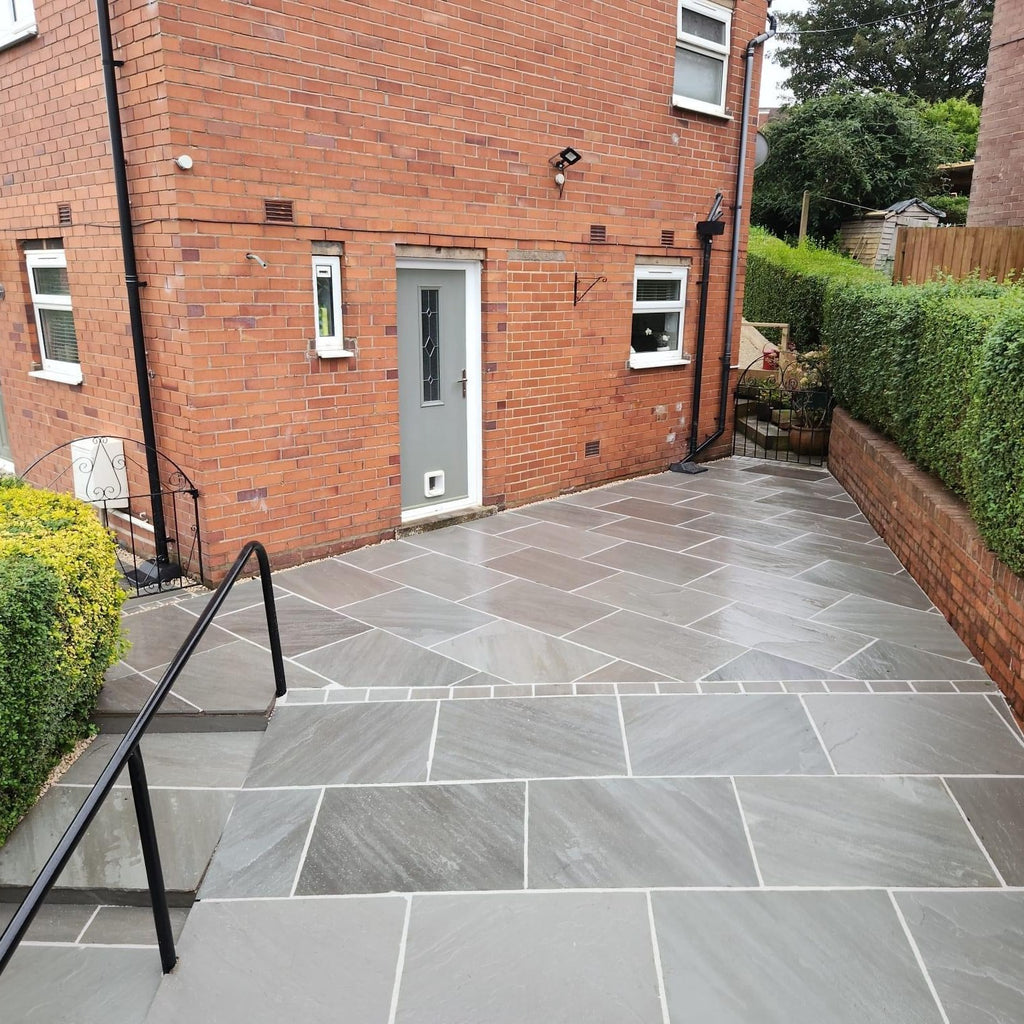 Kandla Grey Sandstone 600x600 Paving Slab 22mm