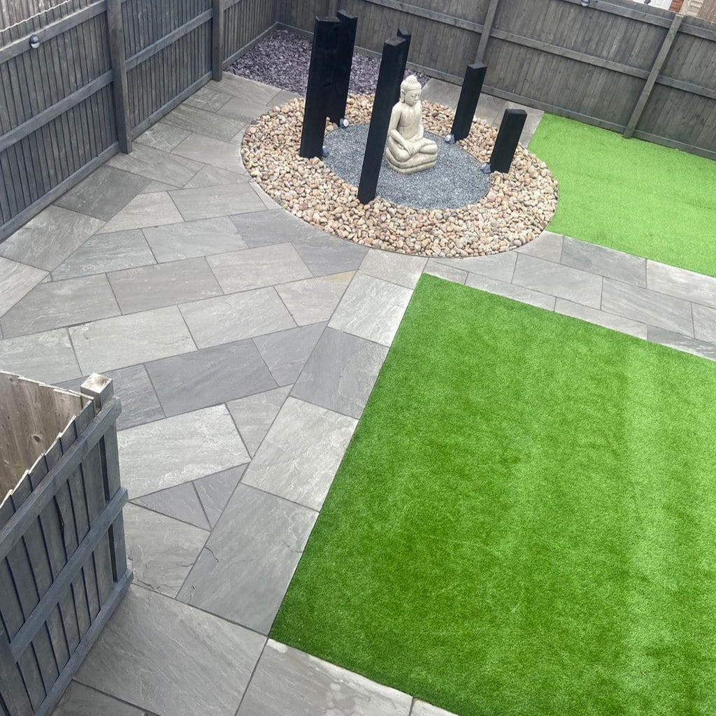 Kandla Grey 900x600 Sandstone Paving Slab