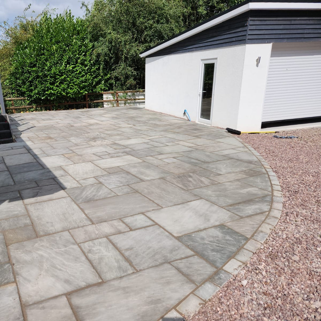 Kandla Grey Mixed Sandstone Paving Slab 22mm