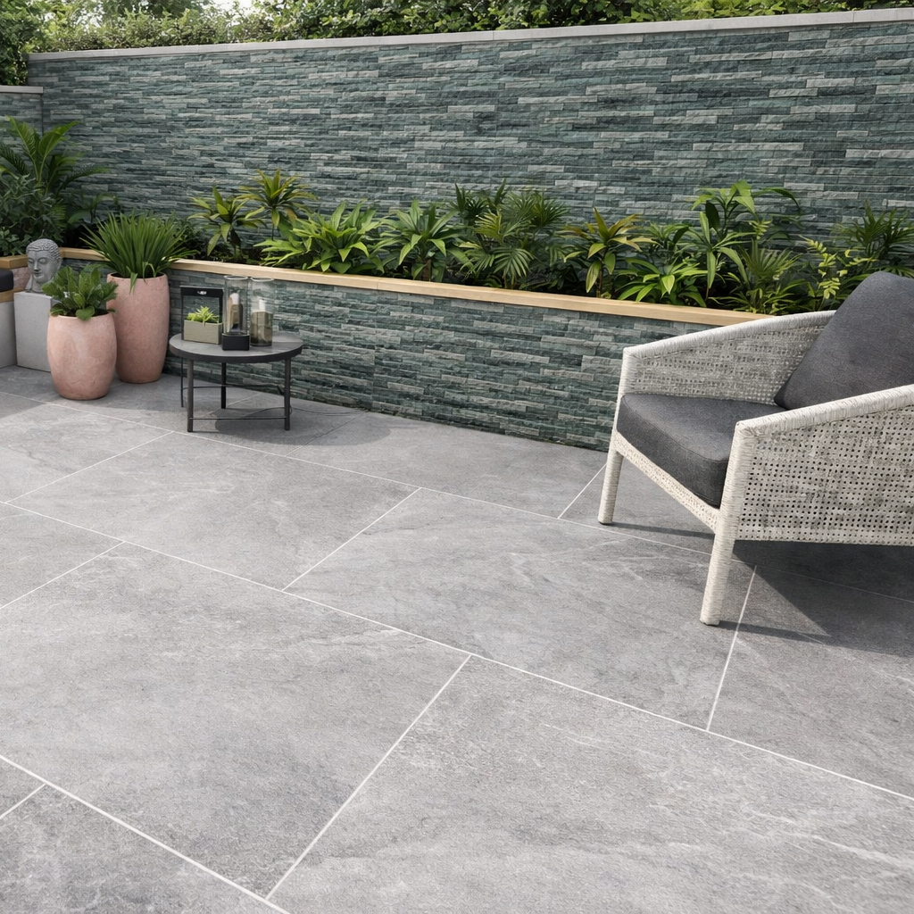 London Black Wall Cladding Porcelain 600x150mm