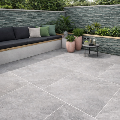 London Black Wall Cladding Porcelain 600x150mm