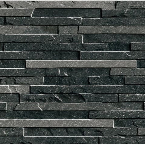 London Black Wall Cladding Porcelain 600x150mm