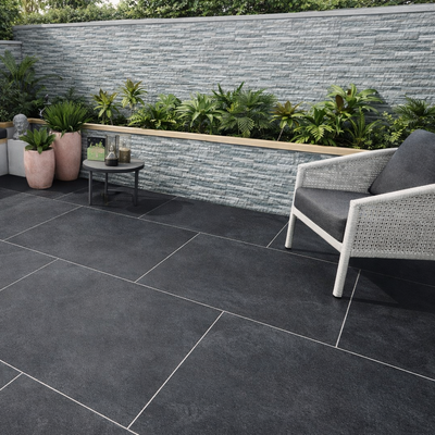 London Grey Wall Cladding Porcelain 600x150mm